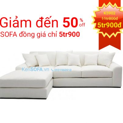 Sofa góc L khuyến mãi giá rẻ đồng giá chỉ 7tr9 giá rẻ nhất HCM