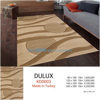 Thảm sofa cao cấp DULUX KD0003
