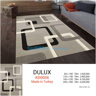 Thảm sofa cao cấp DULUX KD0006