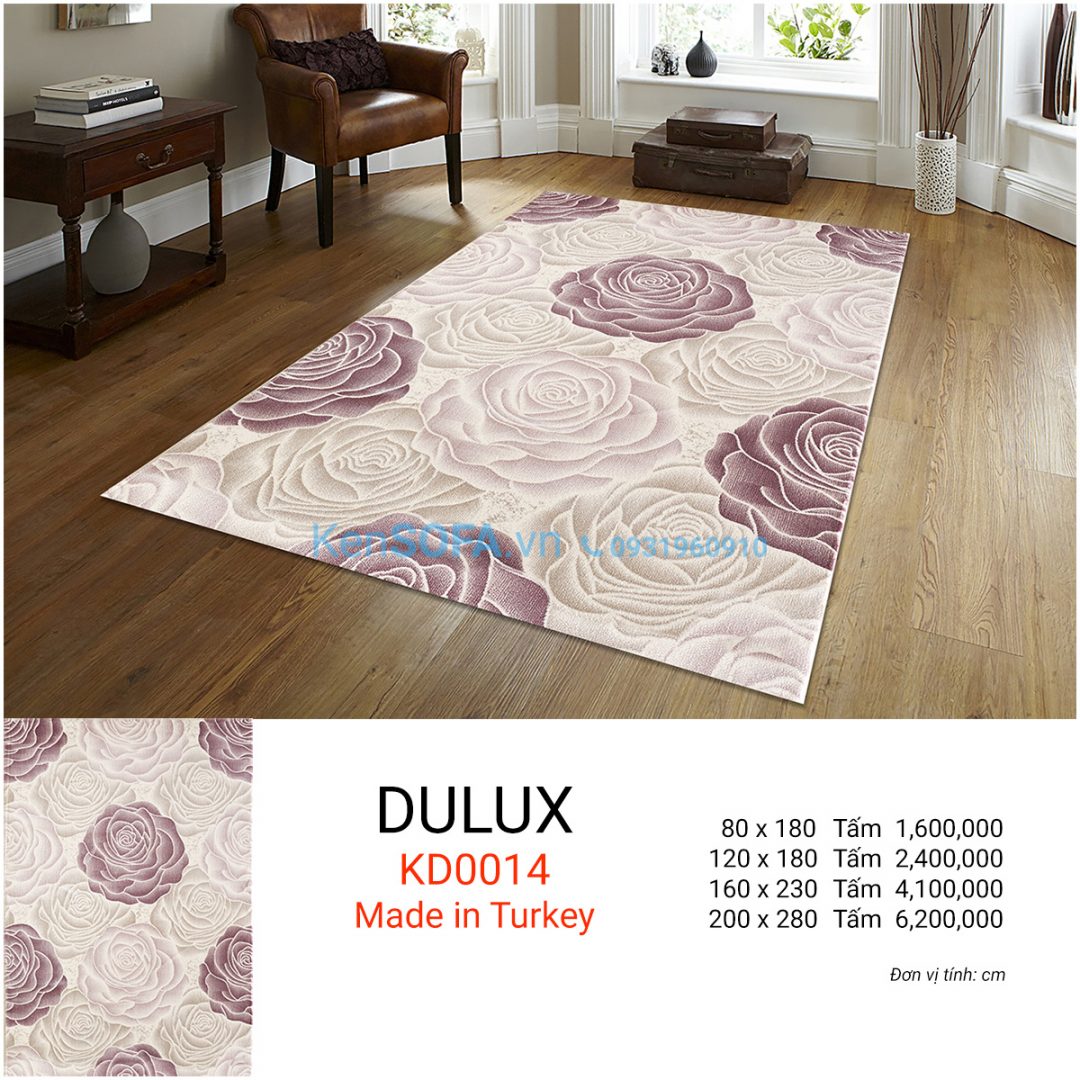 Thảm sofa cao cấp DULUX KD0014