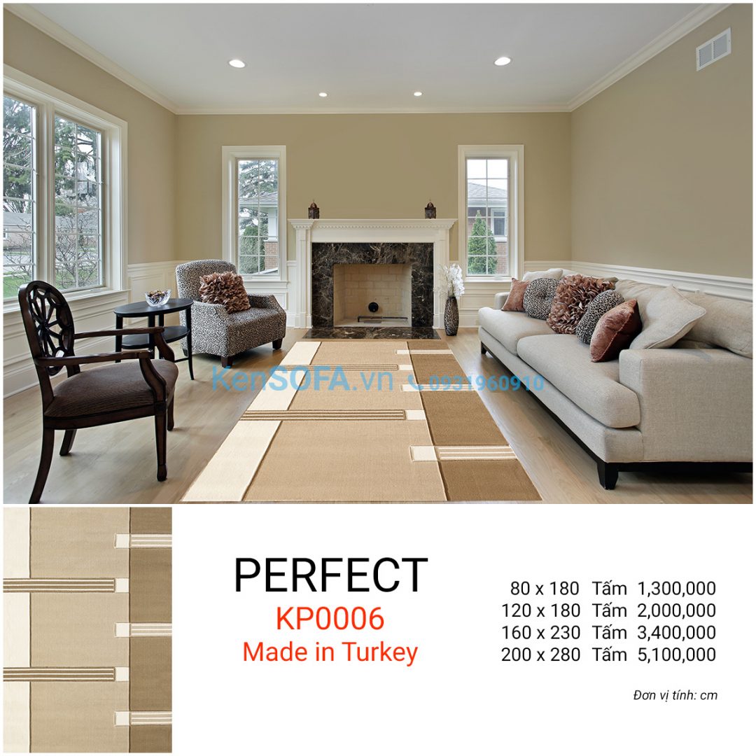 Thảm sofa cao cấp PERFECT KP0006