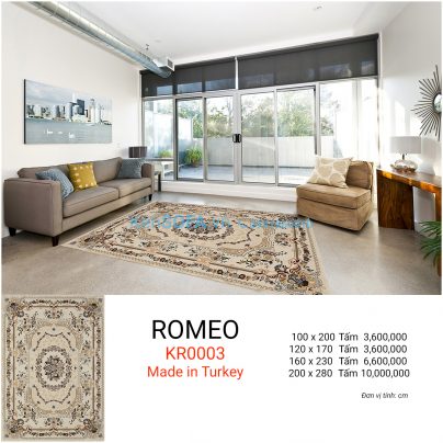 Thảm sofa cao cấp ROMEO KR0003