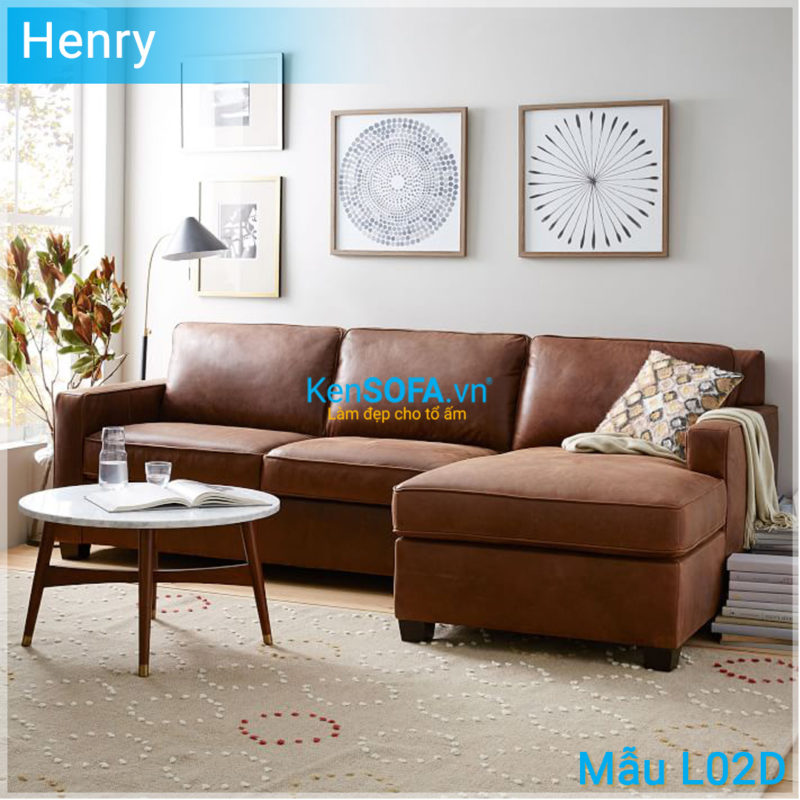 Sofa góc L02D Henry da