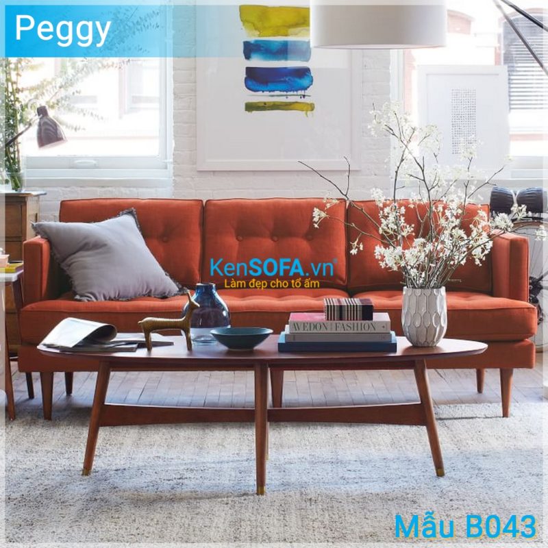 Sofa băng B043 Peggy 3 chỗ
