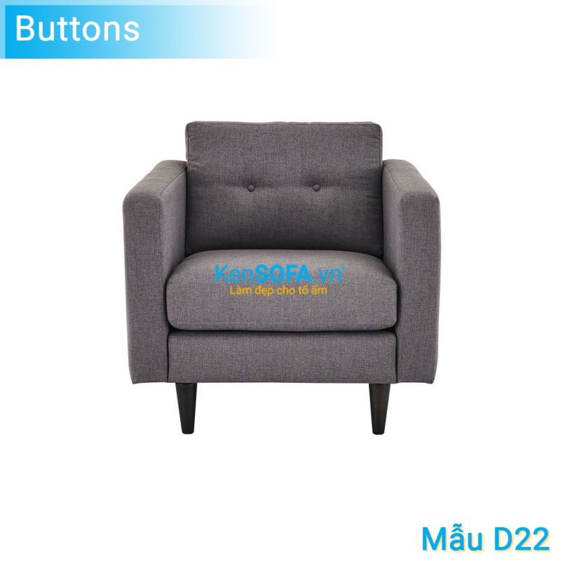 Sofa đơn D22 Buttons