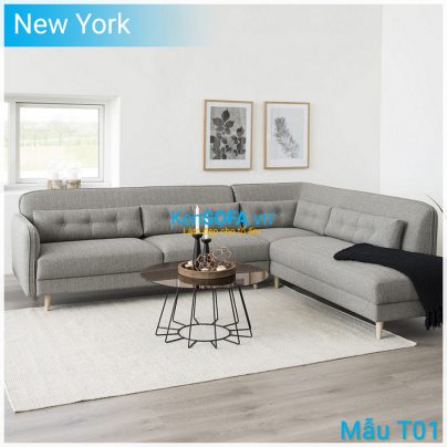 Bàn sofa T01 New York mặt kiếng