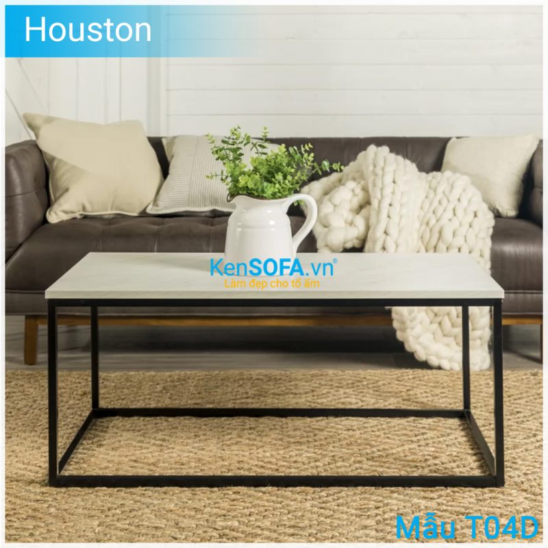 Bàn sofa T04D Houston mặt đá