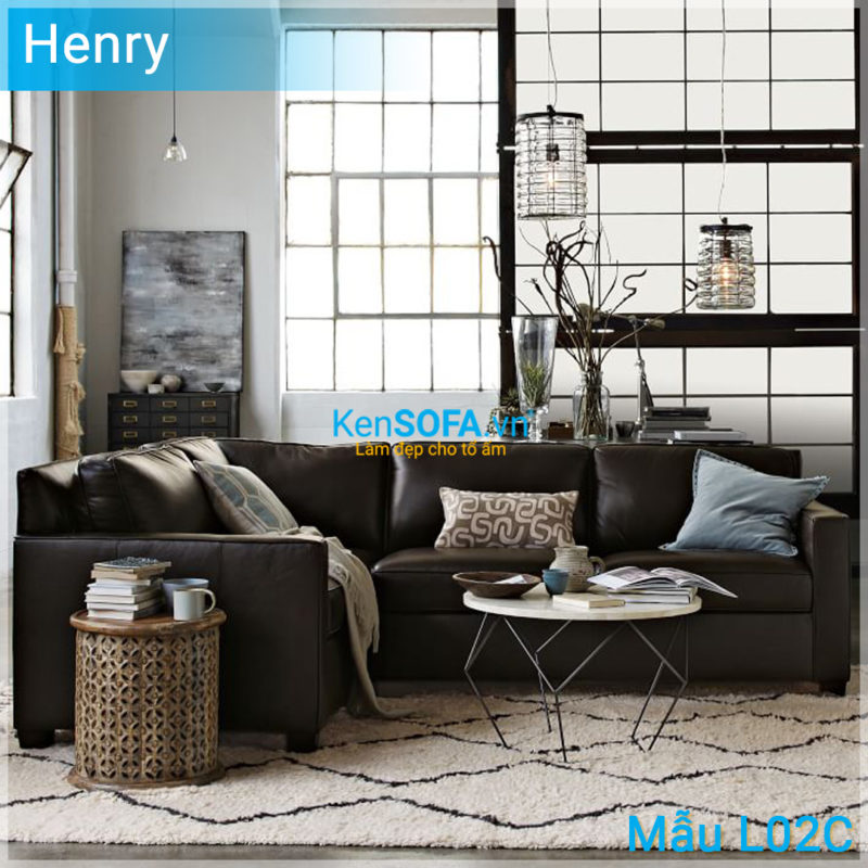 Sofa góc L02C Henry 3 chỗ