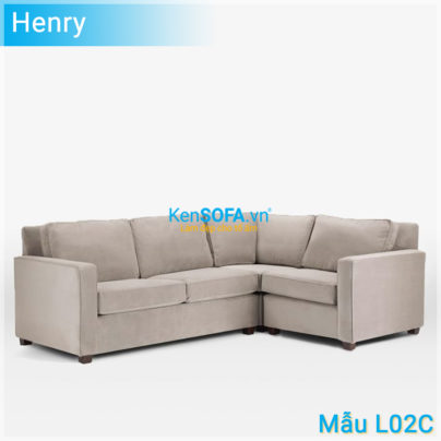 Sofa góc L02C Henry 3 chỗ