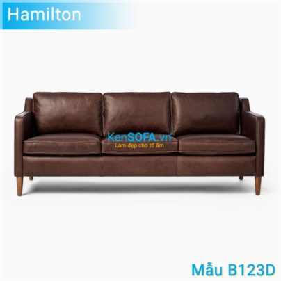 Sofa băng B123D Hamilton 3 chỗ da