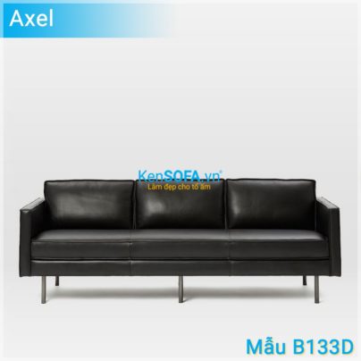 Sofa băng B133D Axel 3 chỗ da
