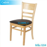 Ghế ăn G04 Cabin màu gỗ tự nhiên