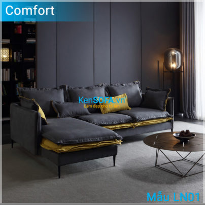 Sofa góc lông vũ cao cấp LN01 Comfort