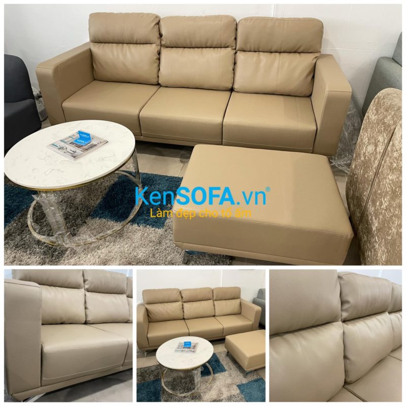 Sofa băng cao cấp CC02 da Hàn Quốc nhập khẩu