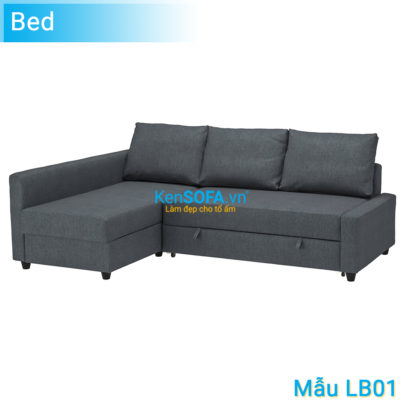Sofa góc giường thông minh LB01 IKEA màu xám