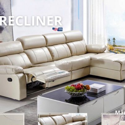 Sofa góc thư giãn 3 chổ Recliner R05 hàng xuất khẩu