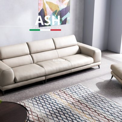 Sofa băng da cao cấp CC11 Ash da Hàn Quốc nhập khẩu