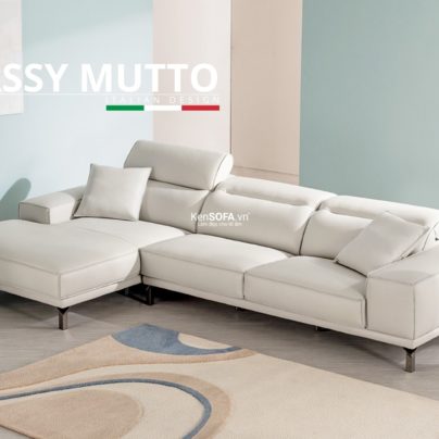 Sofa góc da cao cấp CC27 Classy Mutto da Hàn Quốc nhập khẩu
