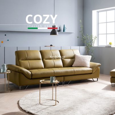 Sofa băng da cao cấp CC29 Cozy da Hàn Quốc nhập khẩu