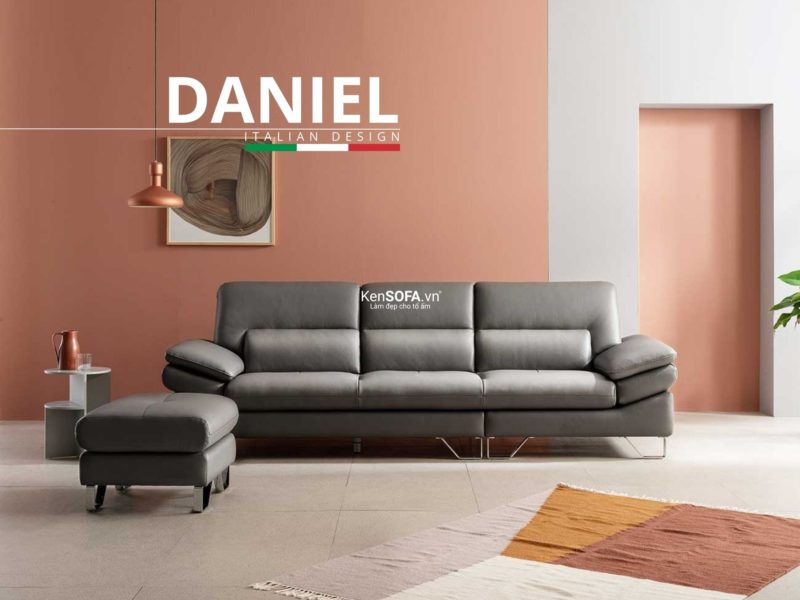 Sofa băng da cao cấp CC31 Daniel da Hàn Quốc nhập khẩu