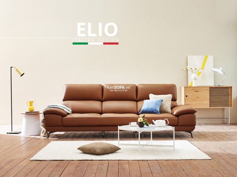 Sofa băng da cao cấp CC34 Elio da Hàn Quốc nhập khẩu