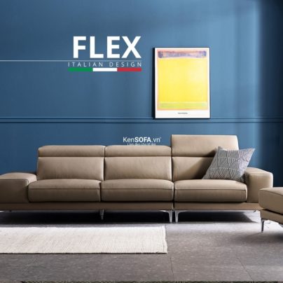 Sofa băng da cao cấp CC37 Flex da Hàn Quốc nhập khẩu