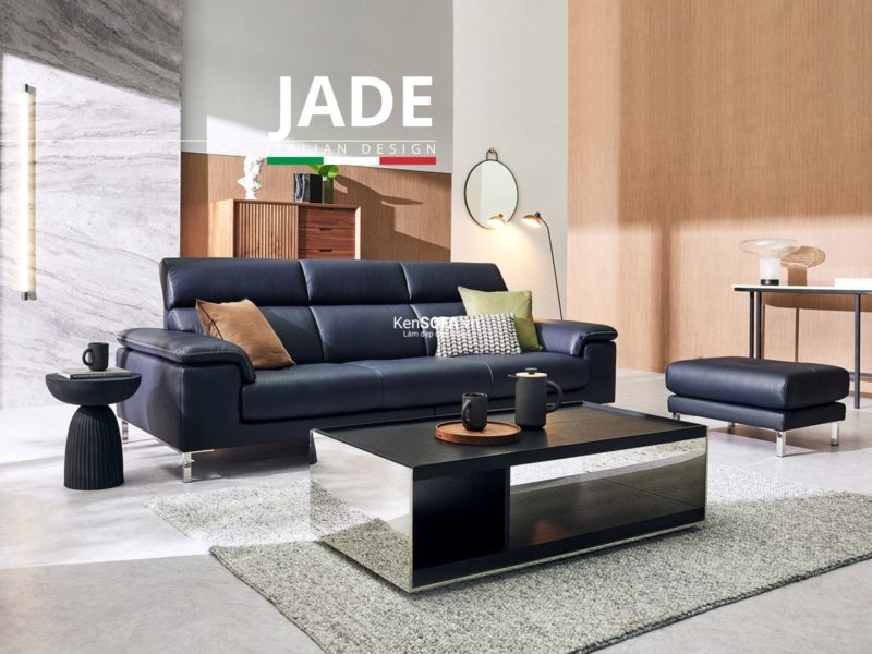 Sofa băng da cao cấp CC44 Jade da Hàn Quốc nhập khẩu
