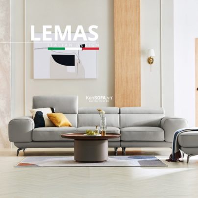 Sofa băng da cao cấp CC55 Lemas da Hàn Quốc nhập khẩu