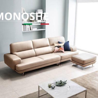 Sofa băng da cao cấp CC63 Monoshe da Hàn Quốc nhập khẩu