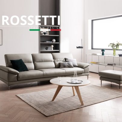 Sofa băng da cao cấp CC73 Rossetti da Hàn Quốc nhập khẩu