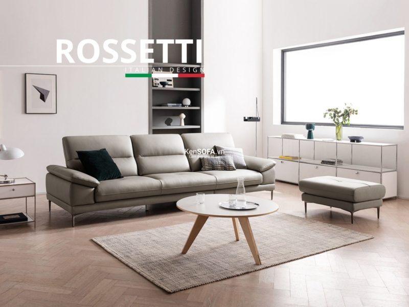 Sofa băng da cao cấp CC73 Rossetti da Hàn Quốc nhập khẩu