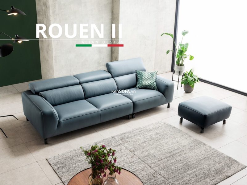 Sofa băng da cao cấp CC75 Rouen II da Hàn Quốc nhập khẩu