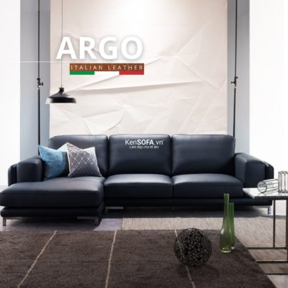 Sofa góc da bò Ý 🇮🇹 DA06 Argo nhập khẩu