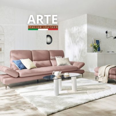 Sofa băng da bò Ý 🇮🇹 DA10 Arte nhập khẩu