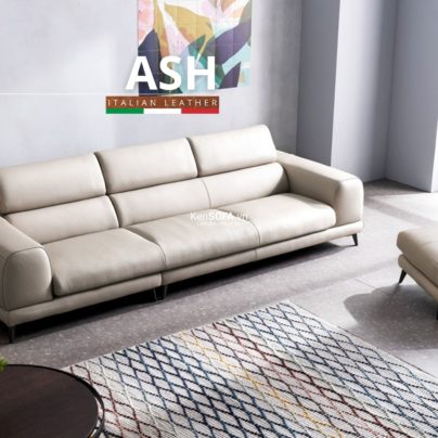 Sofa băng da bò Ý 🇮🇹 DA11 Ash nhập khẩu