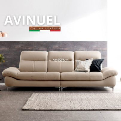 Sofa băng da bò Ý 🇮🇹 DA14 Avinuel nhập khẩu