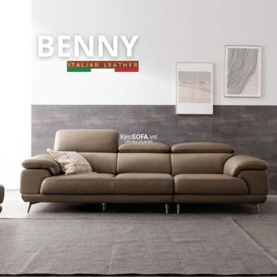 Sofa băng da bò Ý 🇮🇹 DA15 Benny nhập khẩu