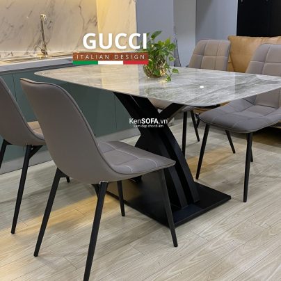 Bộ bàn ăn Gucci C10 và 4 ghế Camilla G13 nhập khẩu