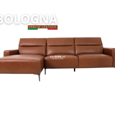 Sofa góc da bò Ý 100% 🇮🇹 DA07 Bologna nhập khẩu