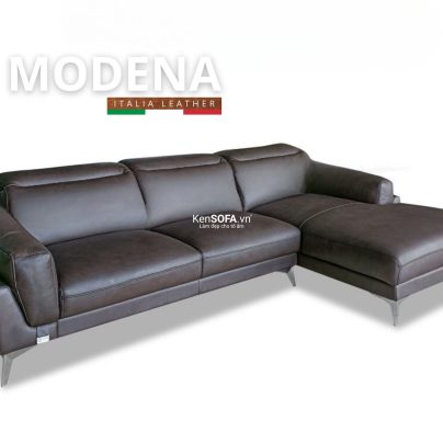 Sofa góc da bò Ý 100% 🇮🇹 DA20 Modena nhập khẩu