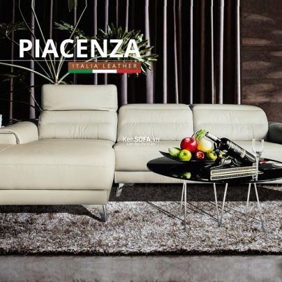 Sofa góc da bò Ý 100% 🇮🇹 DA39 Piacenza nhập khẩu