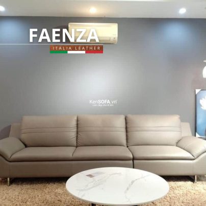 Sofa băng da bò Ý 100% 🇮🇹 DA86 Faenza nhập khẩu
