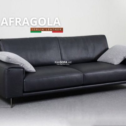 Sofa băng da bò Ý 100% 🇮🇹 DA78 Afragola nhập khẩu