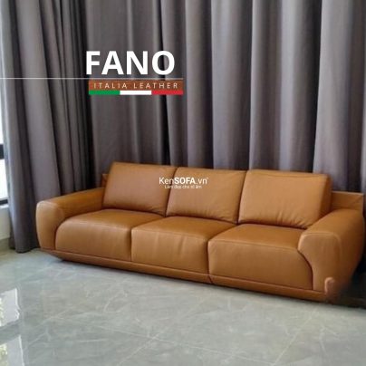 Sofa băng da bò Ý 100% 🇮🇹 DA83 Fano nhập khẩu