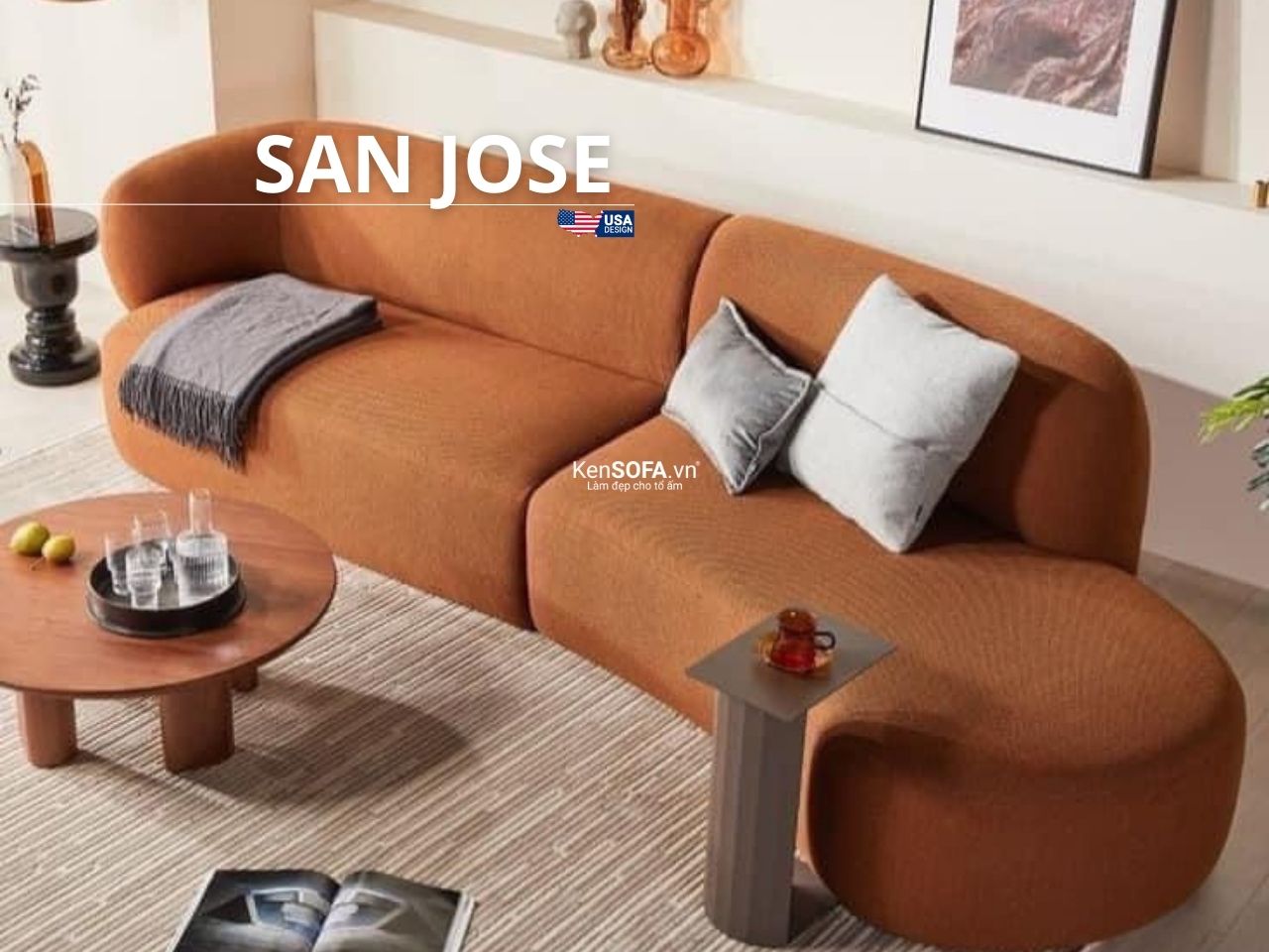 Sofa băng B60 San Jose