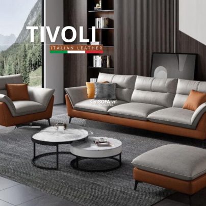 Sofa băng da cao cấp CC92 Tivoli da Hàn Quốc nhập khẩu