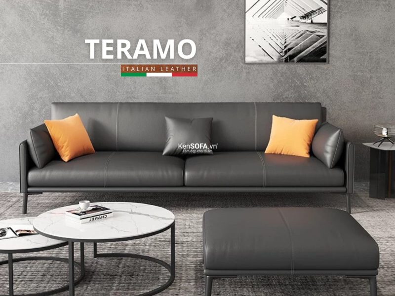 Sofa băng da cao cấp CC104 Teramo da Hàn Quốc nhập khẩu