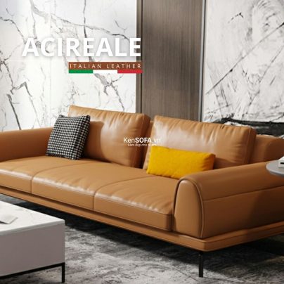 Sofa băng da cao cấp CC109 Acireale Hàn Quốc nhập khẩu