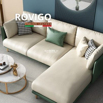 Sofa góc da cao cấp CC99 Rovigoda Hàn Quốc nhập khẩu