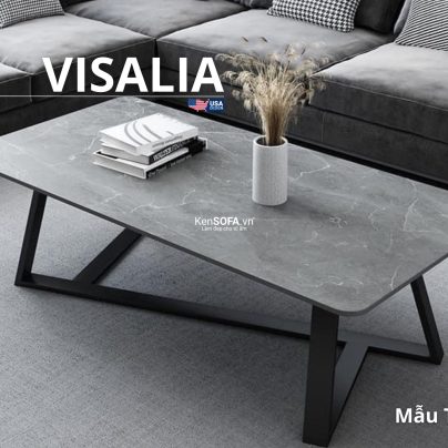 Bàn sofa mặt đá Ceramic T64 Visalia